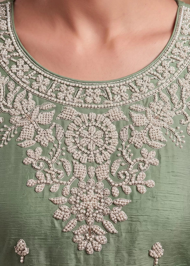 Chinnon Embroidered Sharara Suit Series