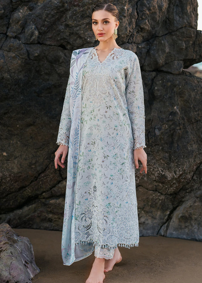 Baroque | Embroidered Printed Lawn UF-4129