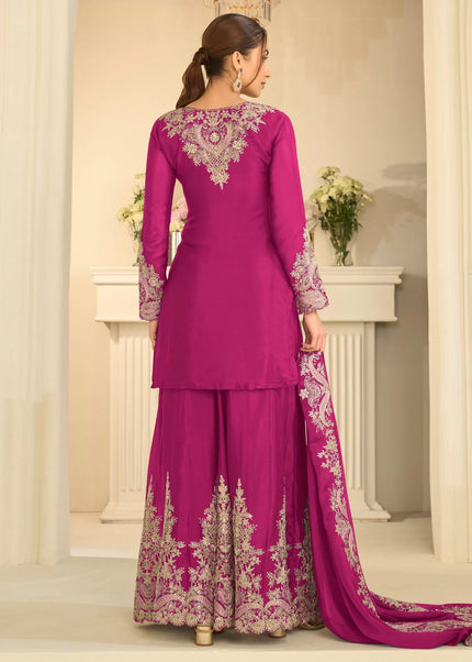 Chinnon Embroidered Sharara Suit Series