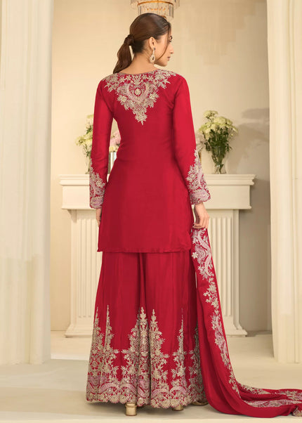 Chinnon Embroidered Sharara Suit Series