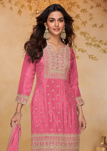 Chinnon Embroidered Gharara Suit Series
