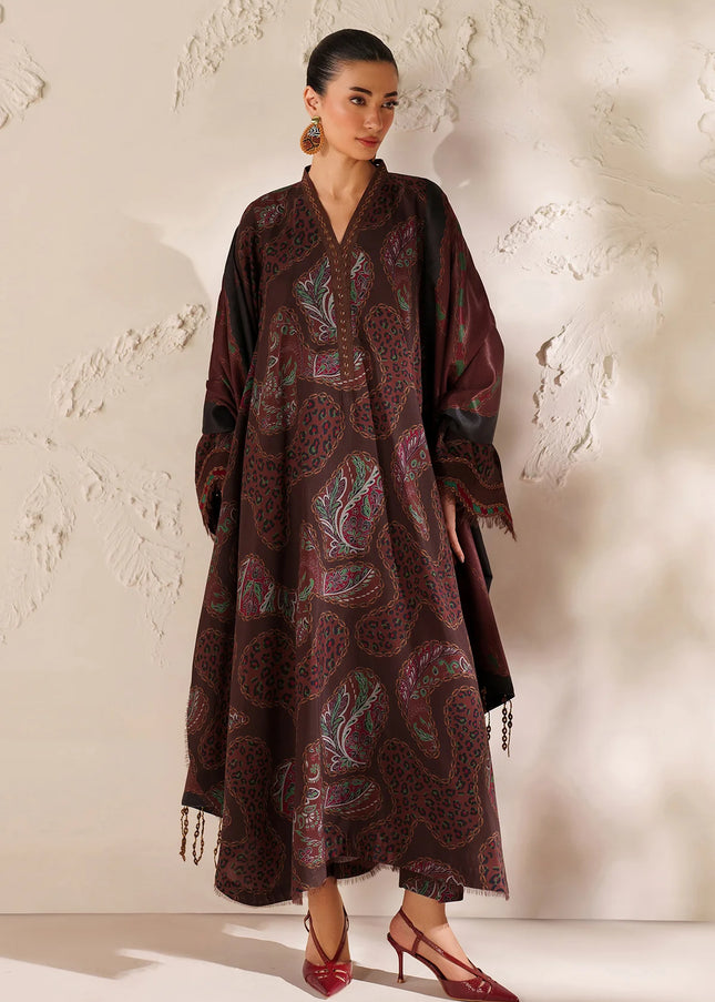 Baroque | Embroidered Viscose Silk UF-4288