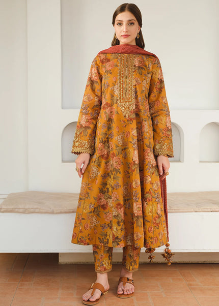 Baroque | Embroidered Printed Lawn UF-653