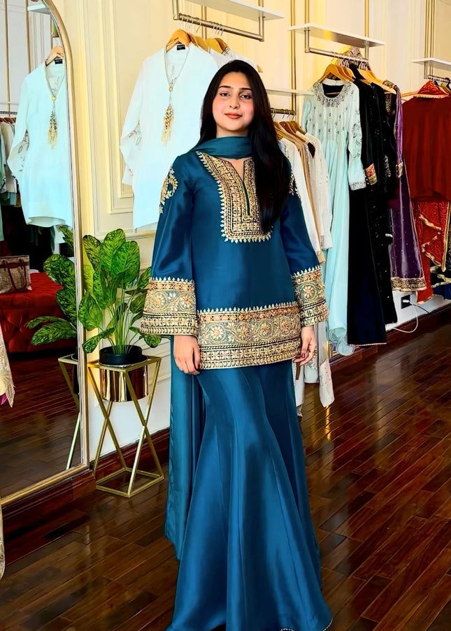 Zainab Shamsi | The Gotta Set - Emerald Green