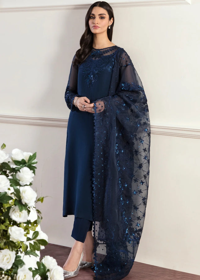 Baroque | Embroidered Chiffon UF-292