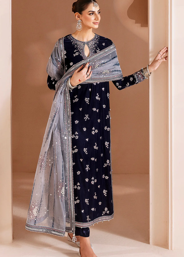 Jazmin | Embroidered Velvet Formal CVF D-03