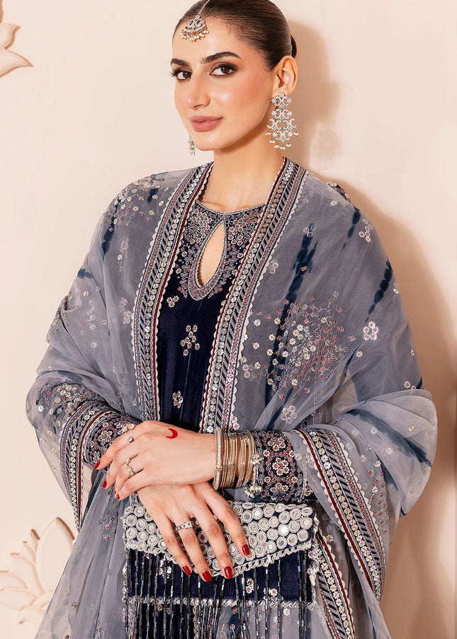 Jazmin | Embroidered Velvet Formal CVF D-03