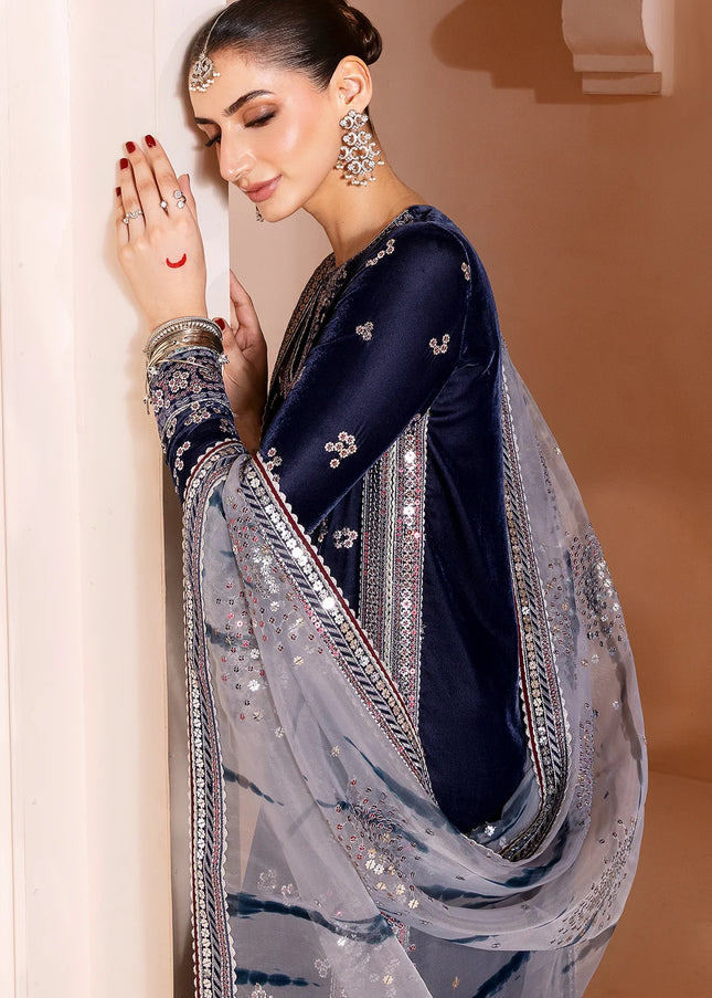 Jazmin | Embroidered Velvet Formal CVF D-03
