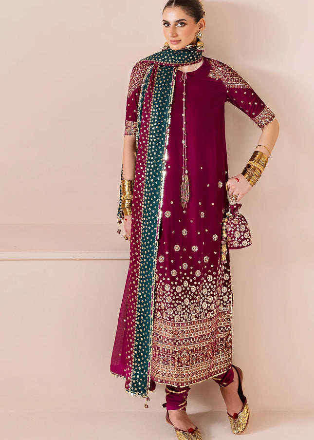 Jazmin | Embroidered Velvet Formal CVF D-02