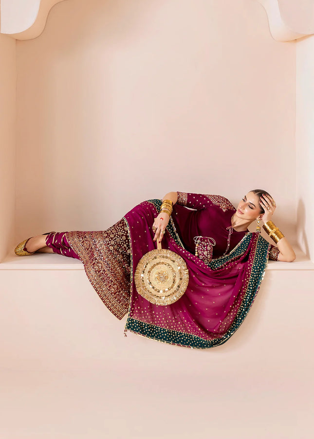 Jazmin | Embroidered Velvet Formal CVF D-02