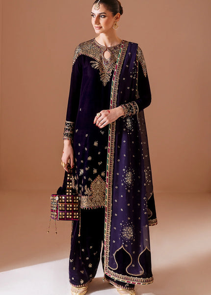 Jazmin | Embroidered Velvet Formal CVF D-08