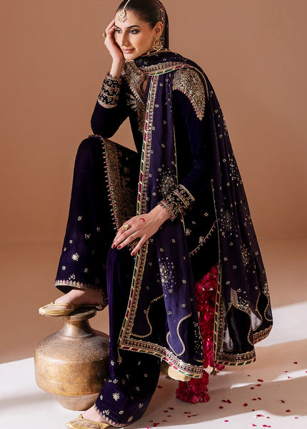 Jazmin | Embroidered Velvet Formal CVF D-08