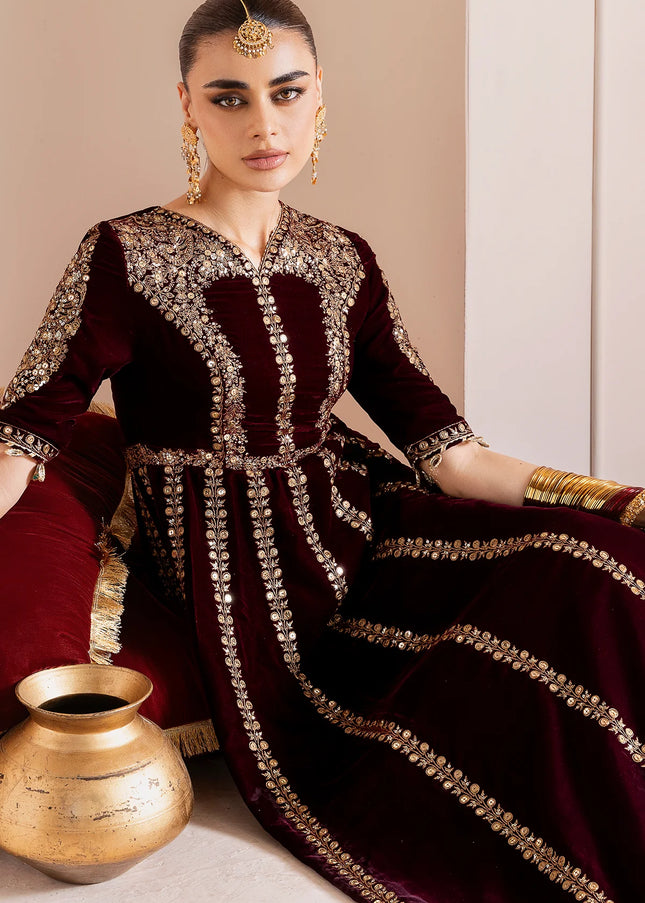 Jazmin | Embroidered Velvet Formal CVF D-12