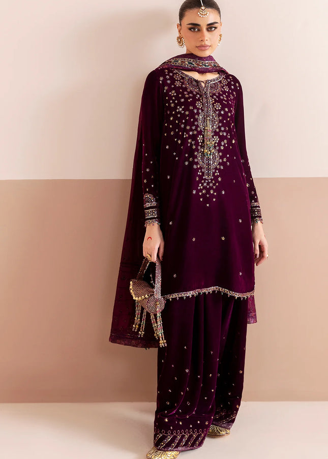 Jazmin | Embroidered Velvet Formal CVF D-05