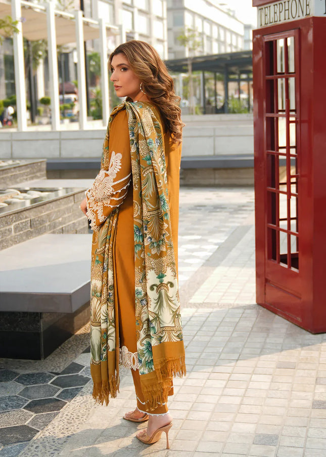 Elaf Premium | Elaf Winter Pashmina Shawl Collection'24 - Sunkissed Meadows