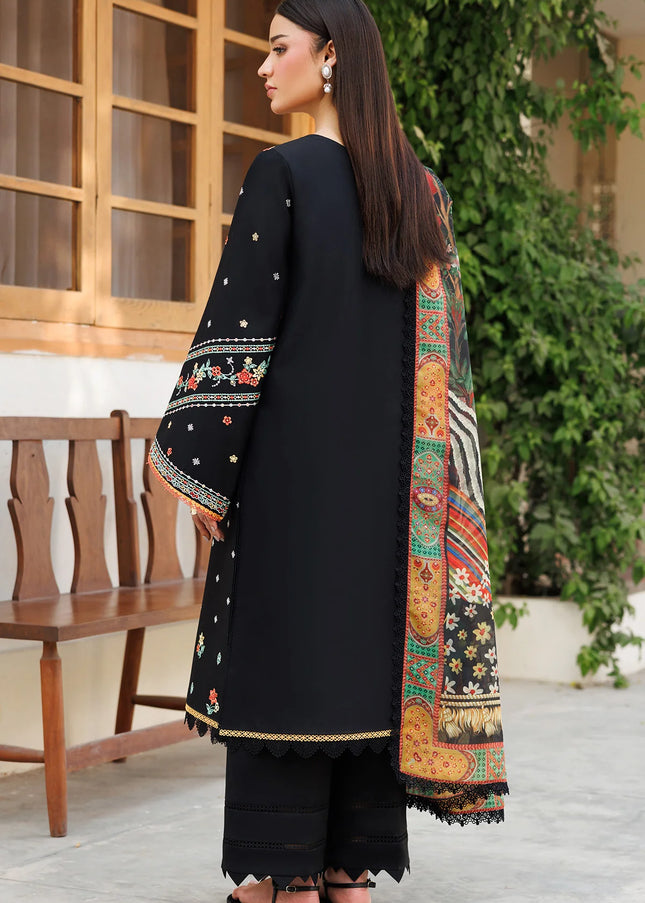 Farasha | Summer Weaves Embroidered Lawn'25 - Midnight Veil