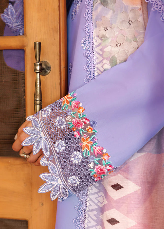 Farasha | Summer Weaves Embroidered Lawn'25 - Lavender Dew