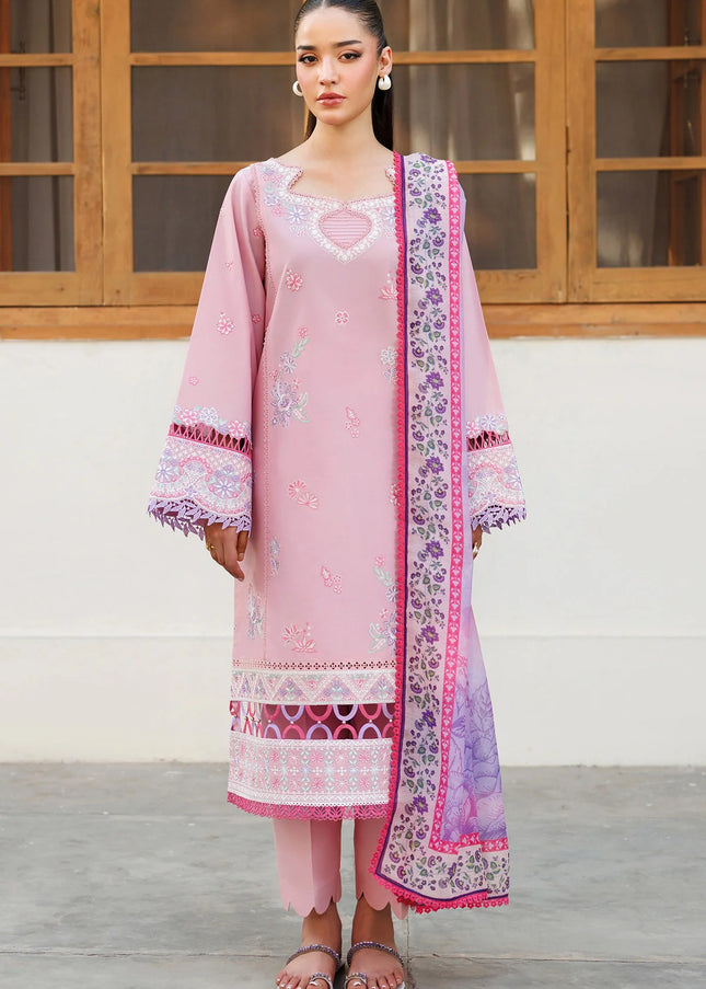 Farasha | Summer Weaves Embroidered Lawn'25 - Petal Bloom