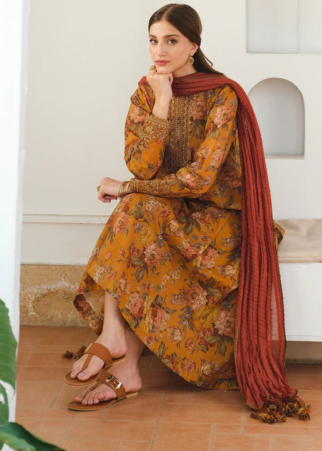 Baroque | Embroidered Printed Lawn UF-653