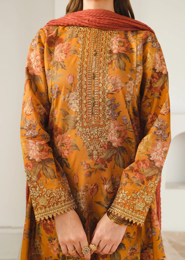 Baroque | Embroidered Printed Lawn UF-653