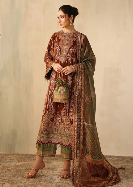 Baroque | Embroidered Velvet UF-4317