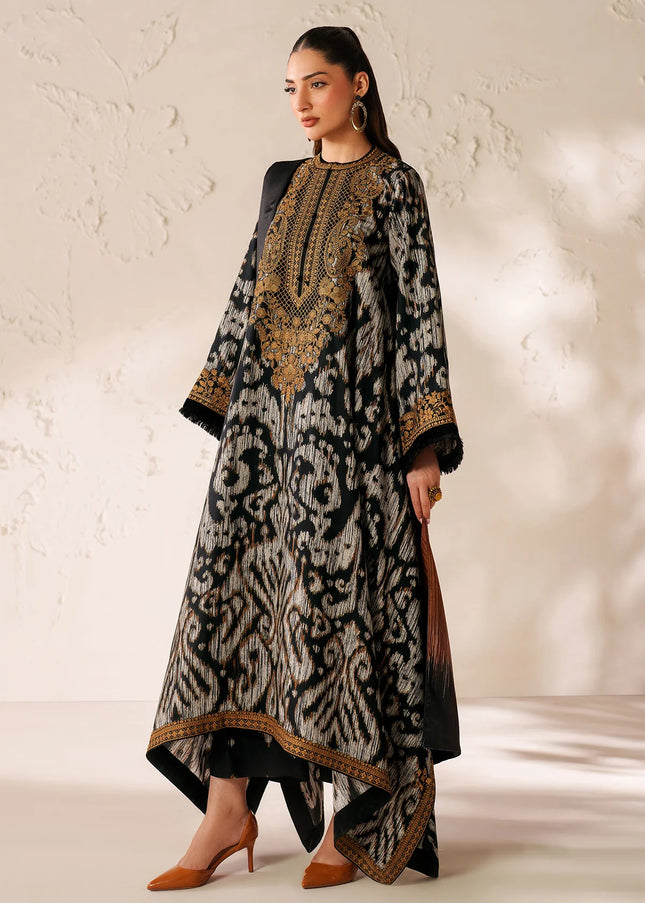 Baroque | Embroidered Viscose Silk UF-4289