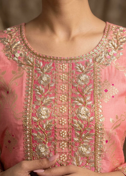 Cotton Embroidered Pant Style Suit Series