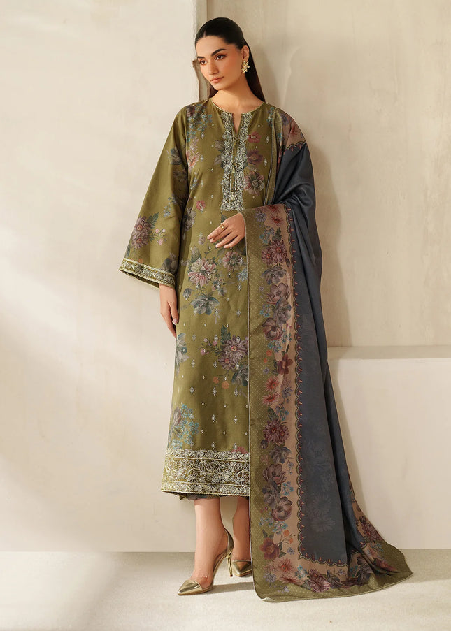 Baroque | Embroidered Khaddar UF-4333