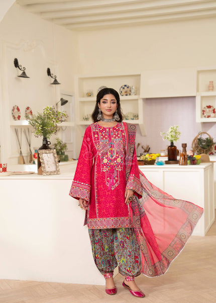 Karma | Gul Mahar - Fuchsia