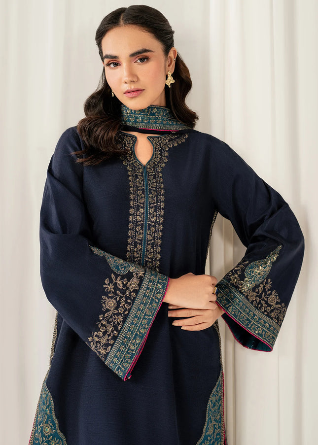 Baroque | Embroidered Raw Silk UF-4049