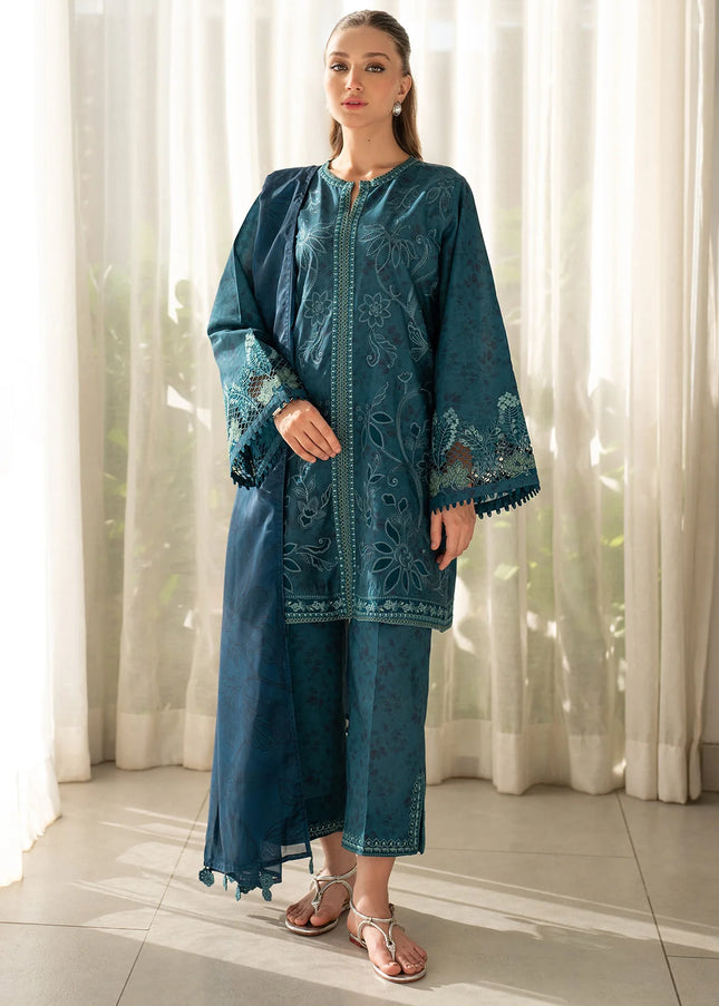 Baroque | Embroidered Printed Lawn UF-4097