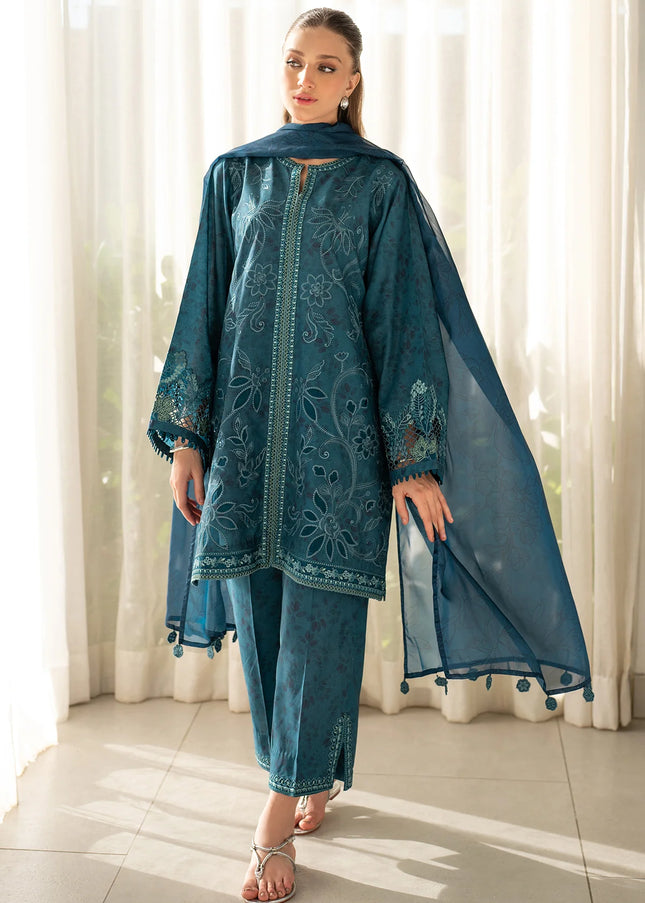 Baroque | Embroidered Printed Lawn UF-4097