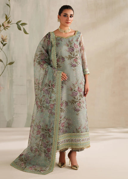 Baroque | Embroidered Cotton Net UF-4373
