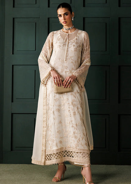 Baroque | Embroidered Chiffon UF-4437