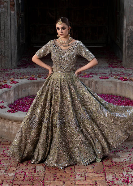 Net Hand Embroidered E-313