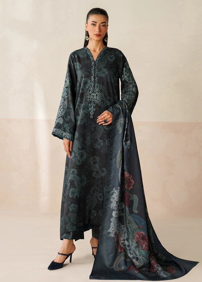 Baroque | Embroidered Viscose Silk UF-4280