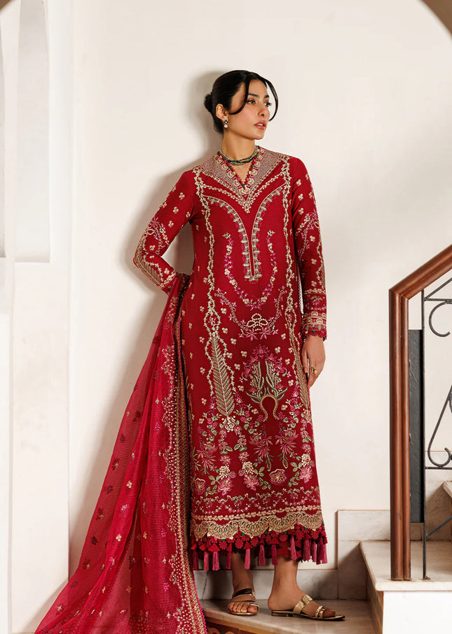 Emaan Adeel | Mirabelle Festive Lawn - Gardenia Glow