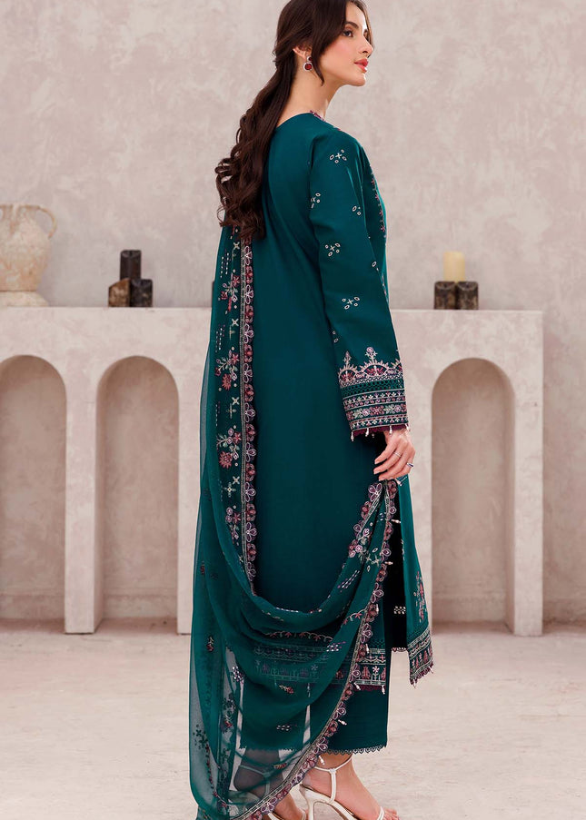 Farasha | Bahaar Embroidered Lawn'25 - Jade Bliss