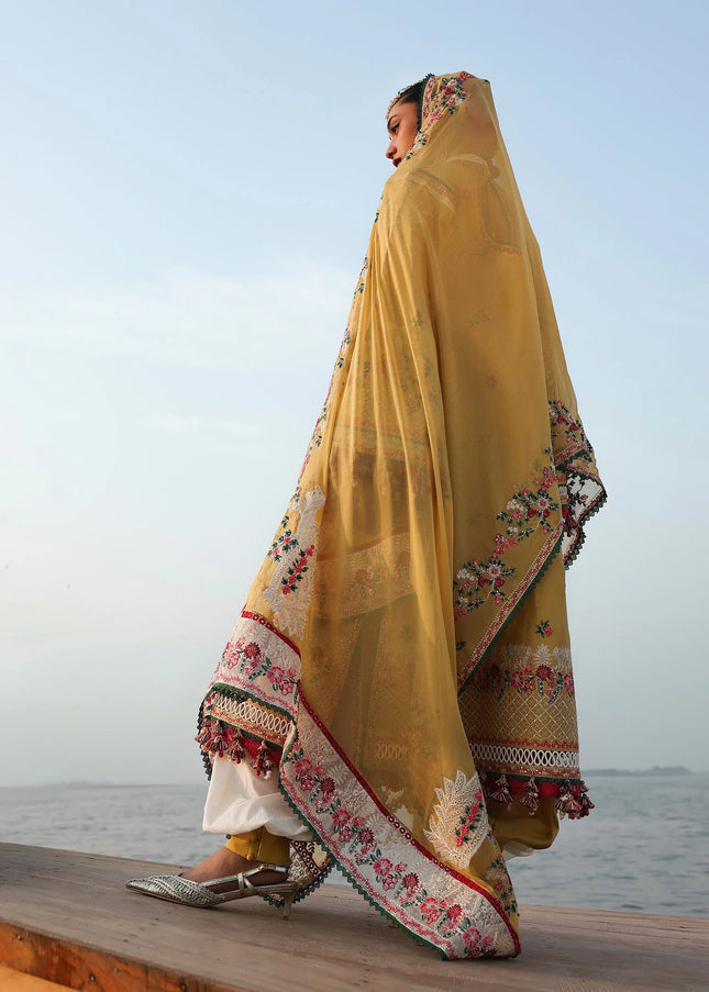 Hussain Rehar | Luxury Lawn '26 - Ochre