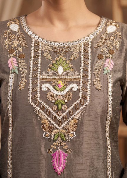 Chinnon Embroidered Sharara Suit Series