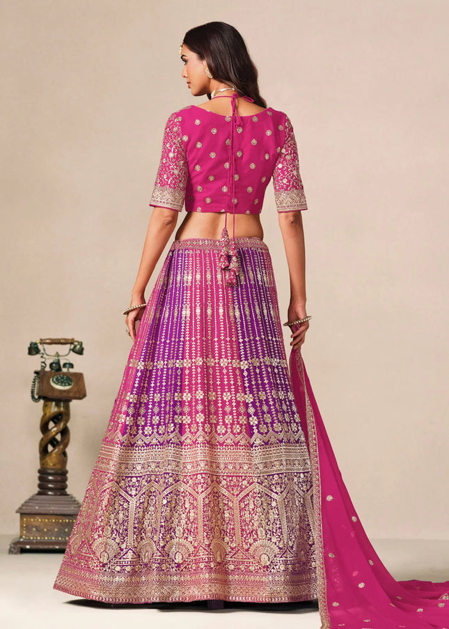Georgette Embroidered Lehenga Choli Series