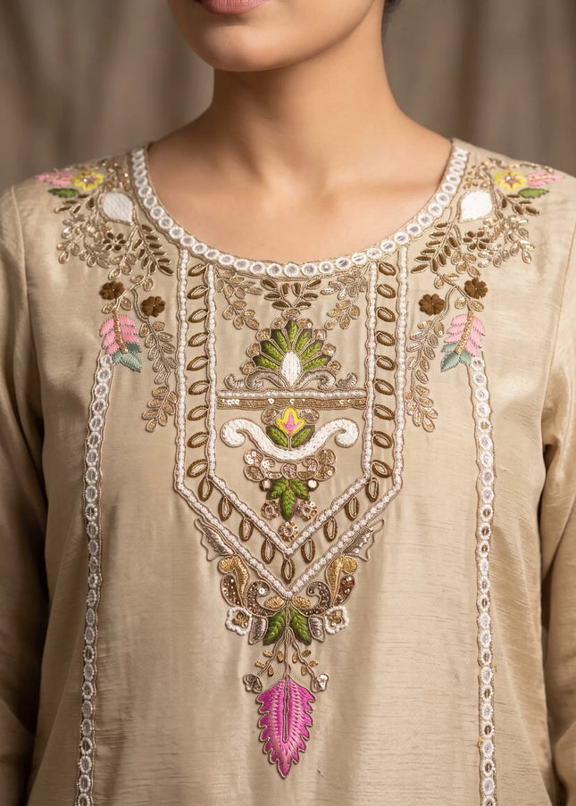 Chinnon Embroidered Sharara Suit Series