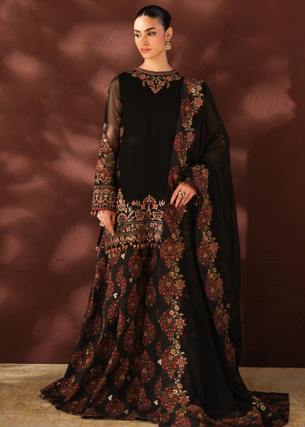Baroque | Embroidered Chiffon UF-4488