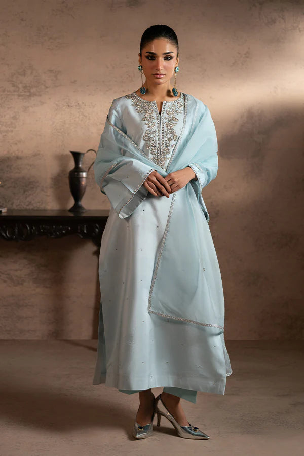 Farrukhzia | Fareesha - Powder Blue