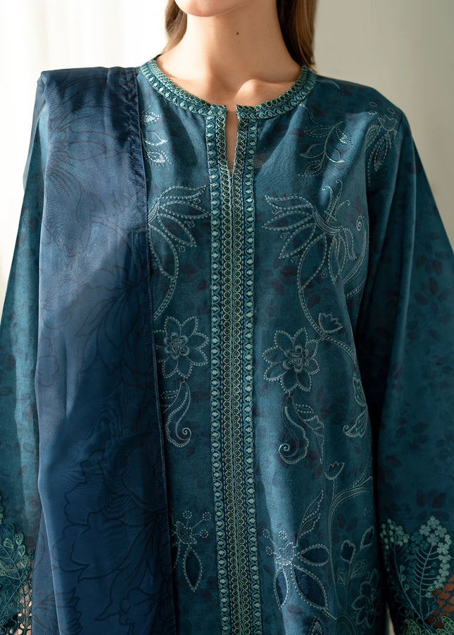 Baroque | Embroidered Printed Lawn UF-4097
