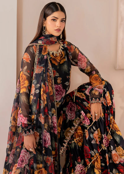 Baroque | Embroidered Chiffon UF-707