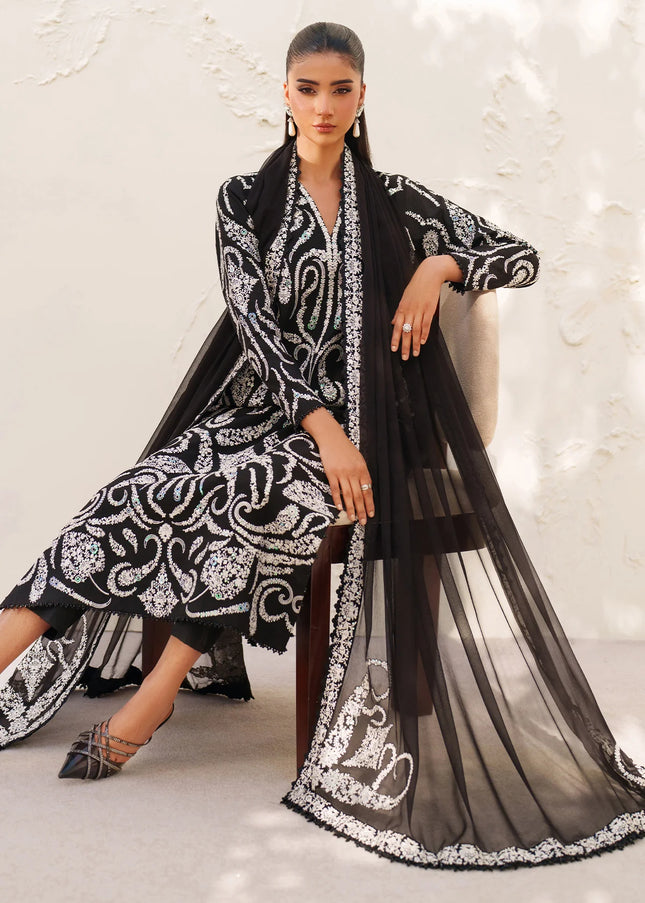 Baroque | Embroidered Raw Silk UF-4381