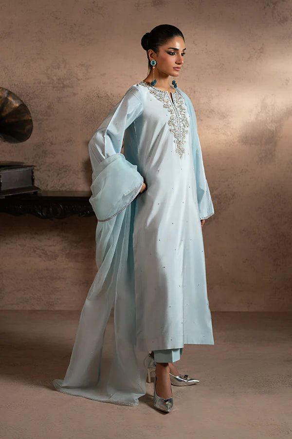 Farrukhzia | Fareesha - Powder Blue