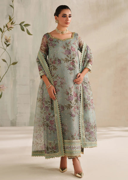Baroque | Embroidered Cotton Net UF-4373