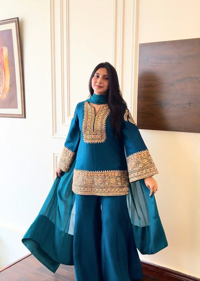 Zainab Shamsi | The Gotta Set - Emerald Green